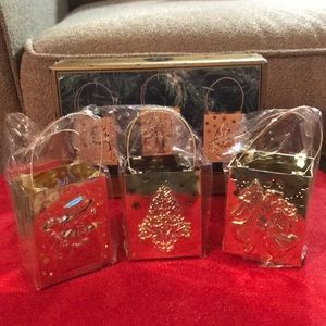 1999 Brass Plate Tote Ornaments!